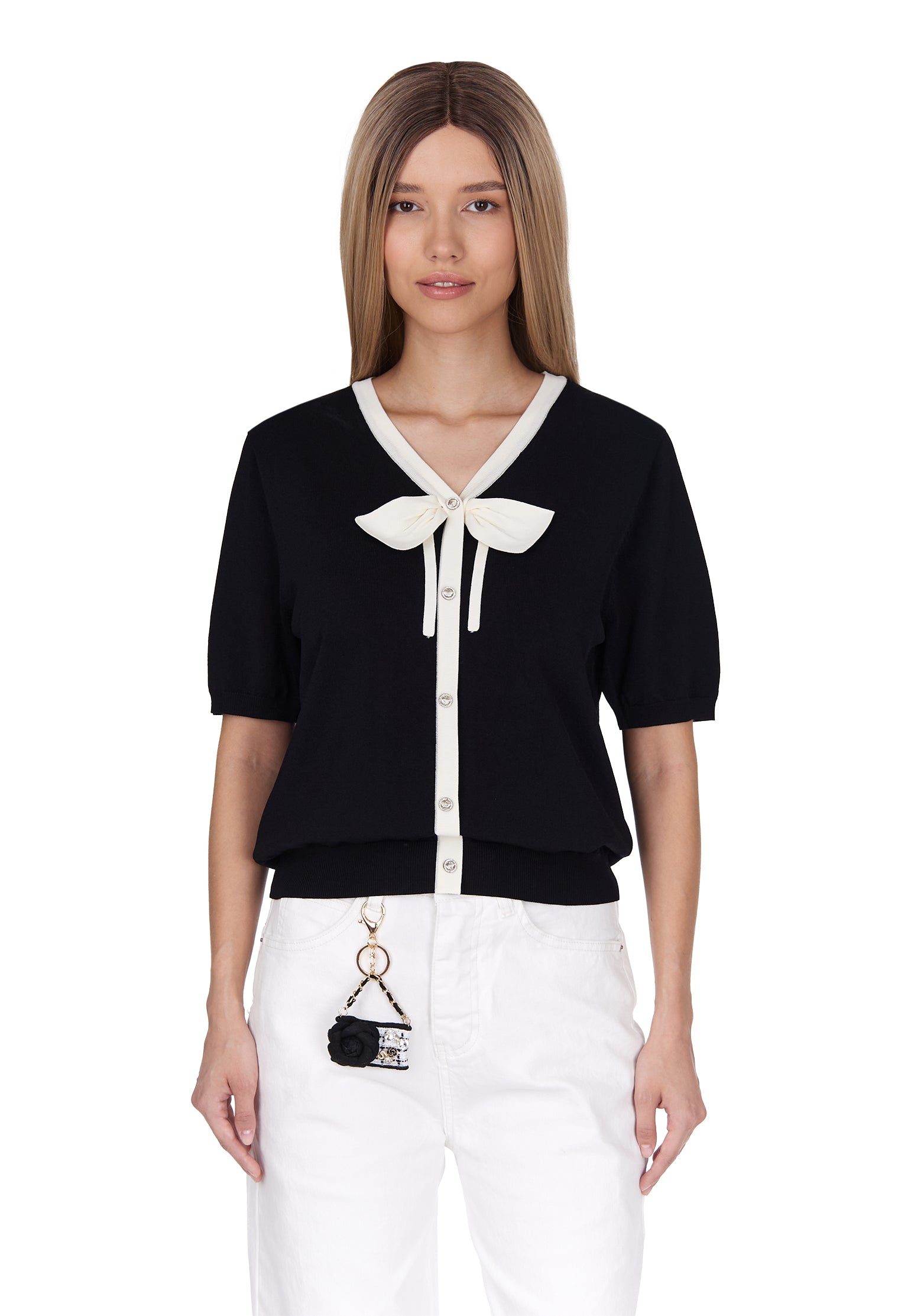 Sfilato Cardigan Kaulonia Cardigan (Sfilato118) — Black