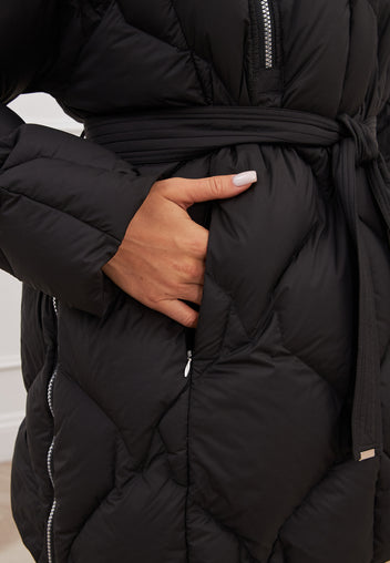 Black Sfilato puffer jacket - view 4