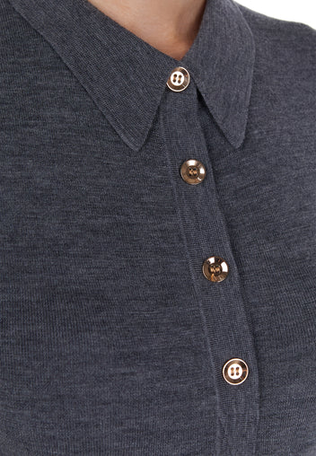 Navy Sfilato polo - view 7