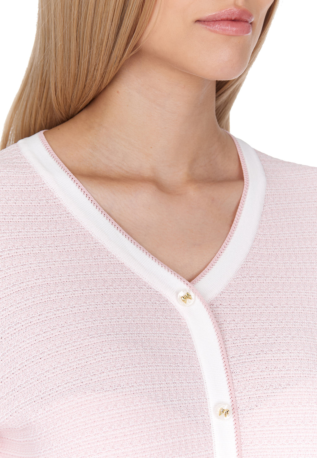 Gray Sfilato cardigan - view 7