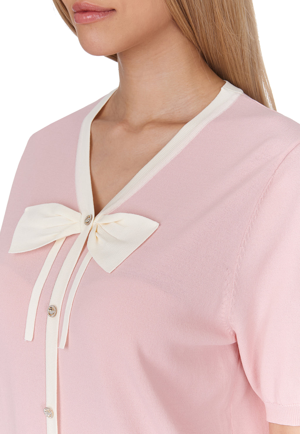 Pink Sfilato cardigan - view 7