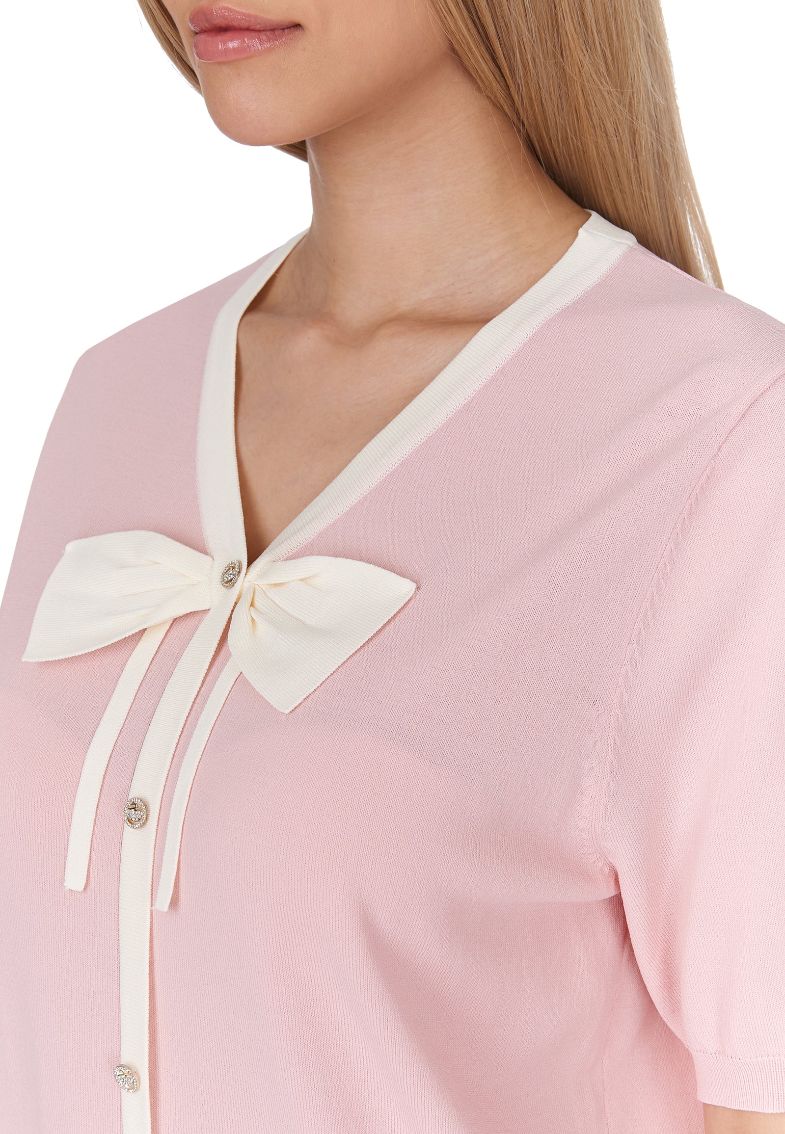 Pink Sfilato cardigan - view 7