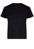 Black Smooth Crewneck T-Shirt - view 1