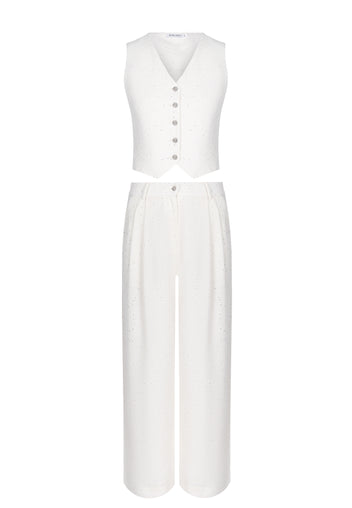Kalopetasi Suit — White
