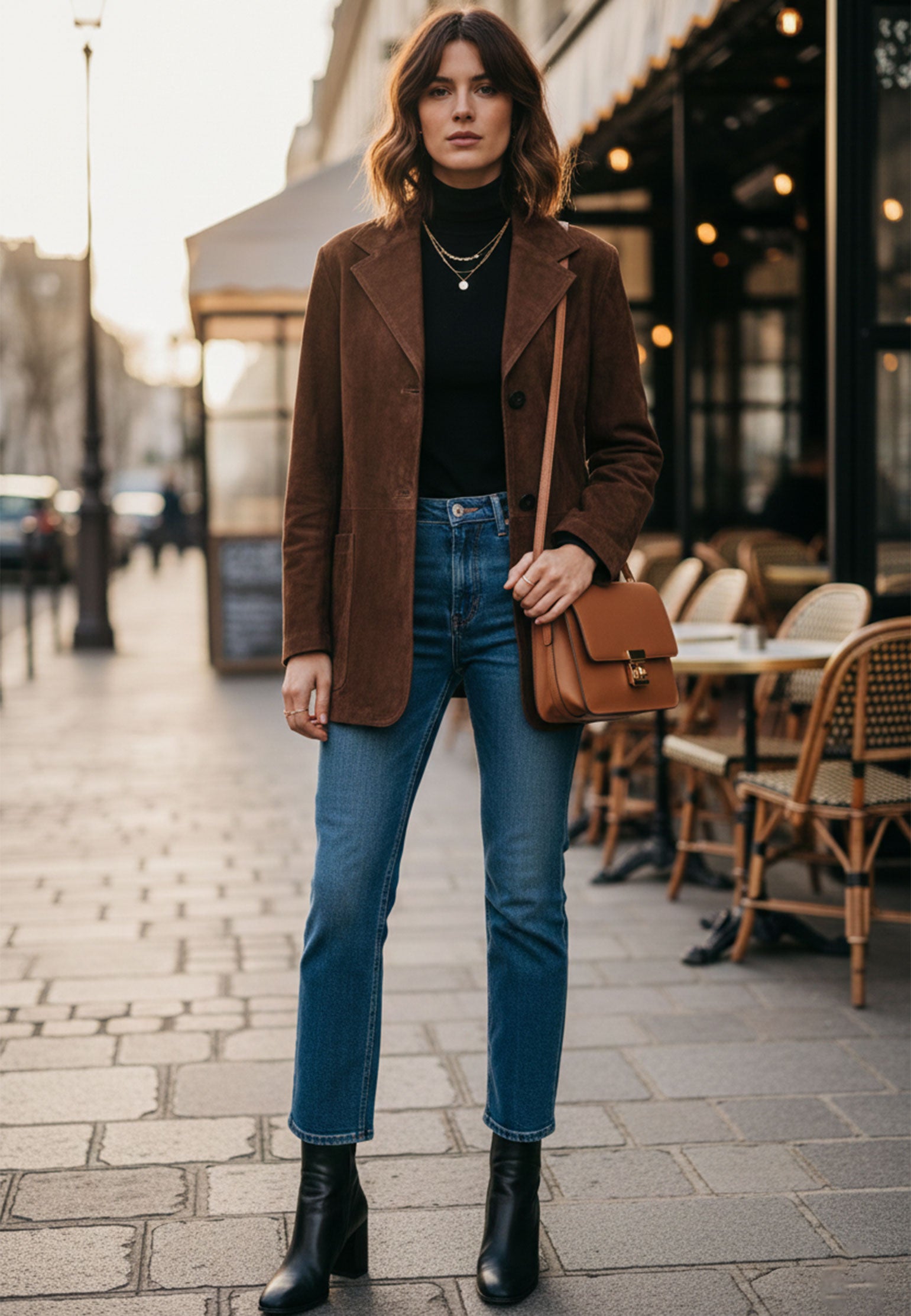 Lacchiarella Blazer — Brown