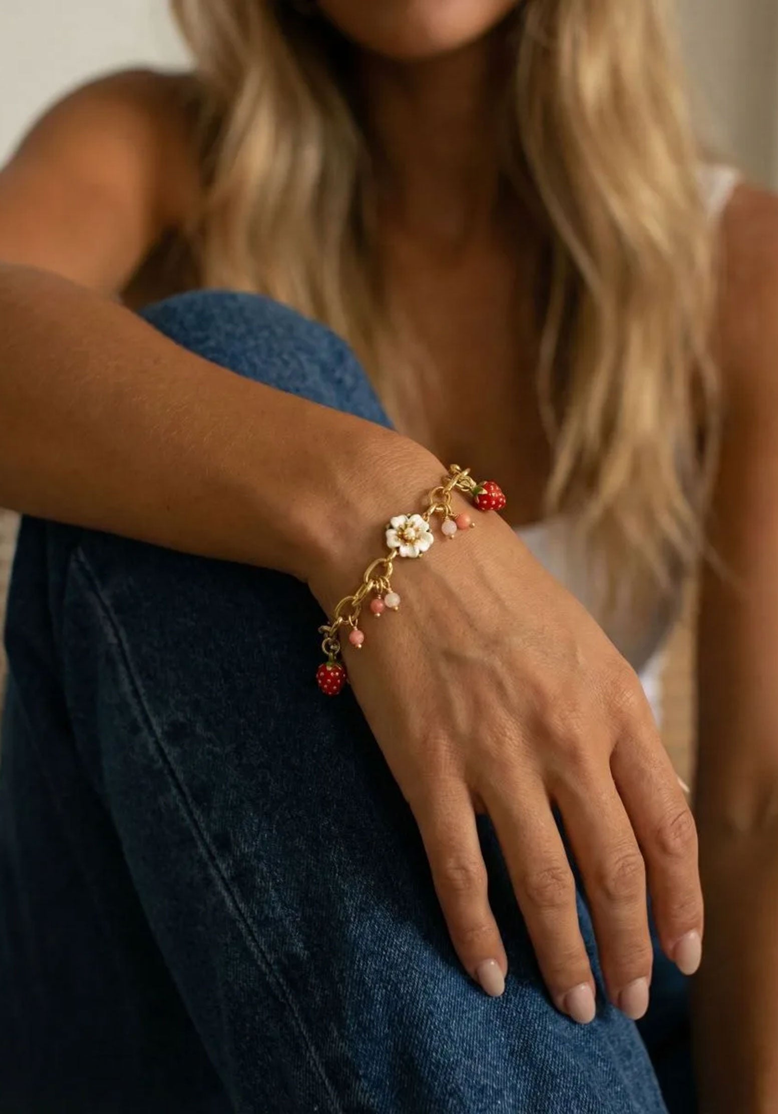 Sfilato Bracelet Bracelet 3 Strawberry — Red