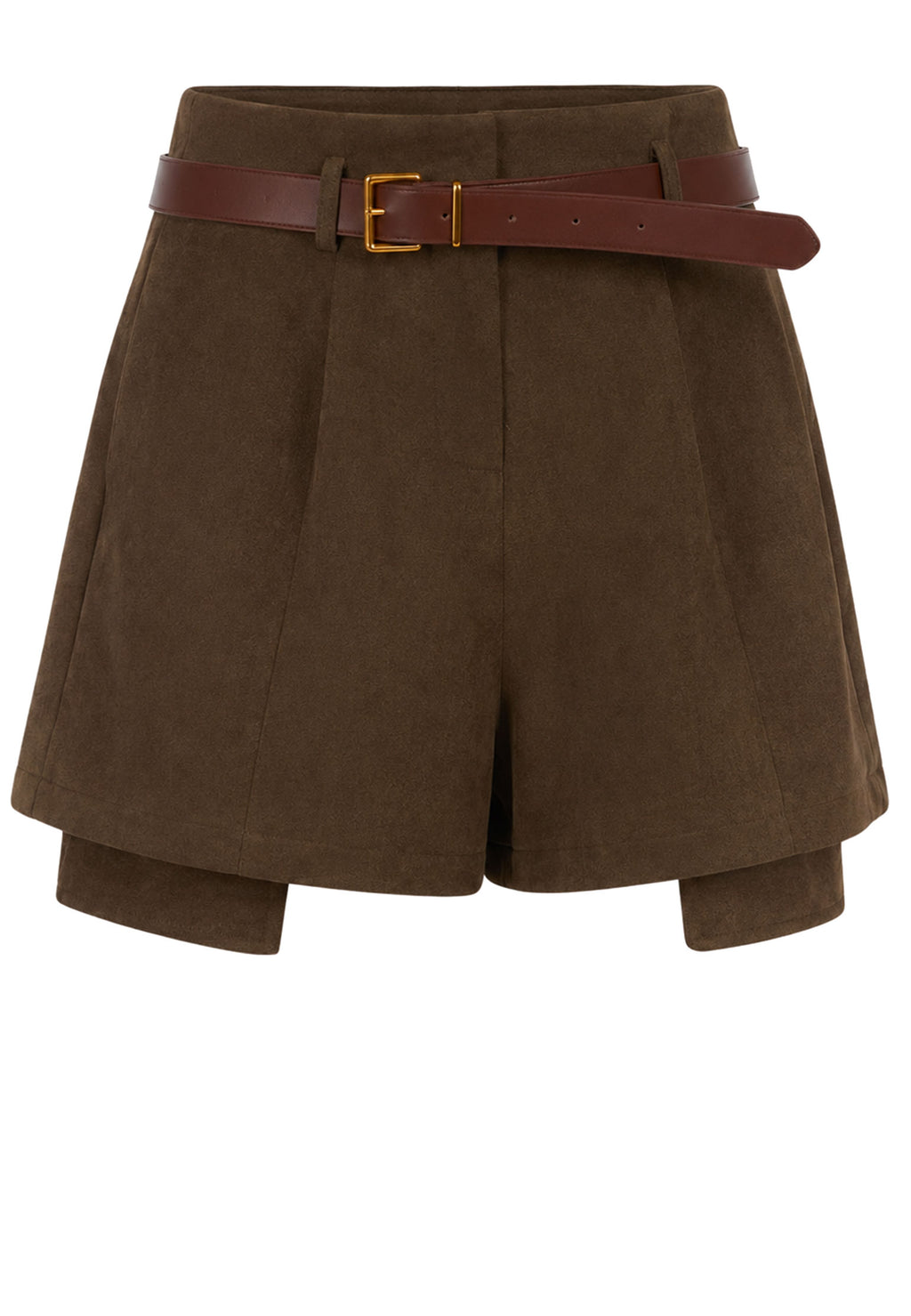 Brown Sfilato shorts - view 1