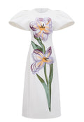 Ivory Floral T-Shirt Dress - view 1