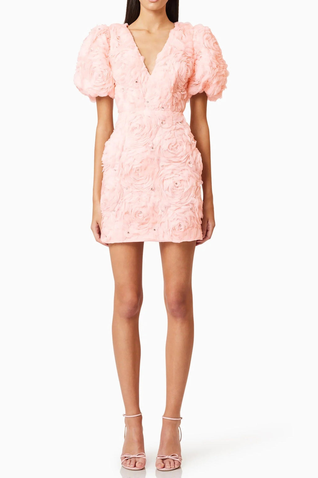 Coral Sfilato dress - view 2