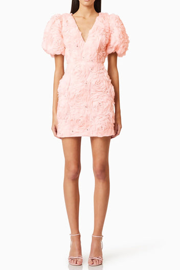 Coral Sfilato dress - view 2