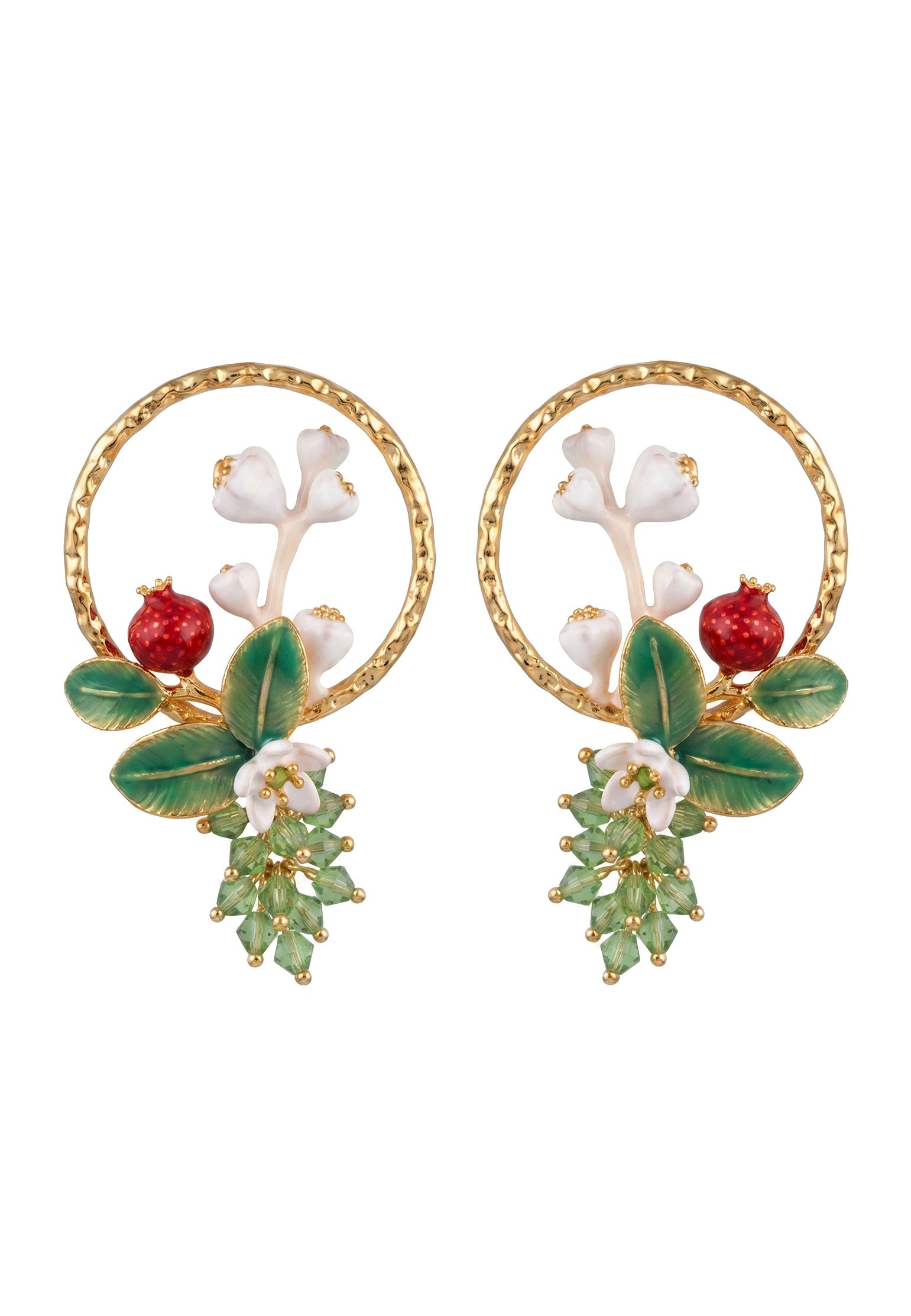 Gold Sfilato earrings - view 1