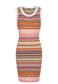 Sunset Stripe Sleeveless Knit Mini Dress - view 1