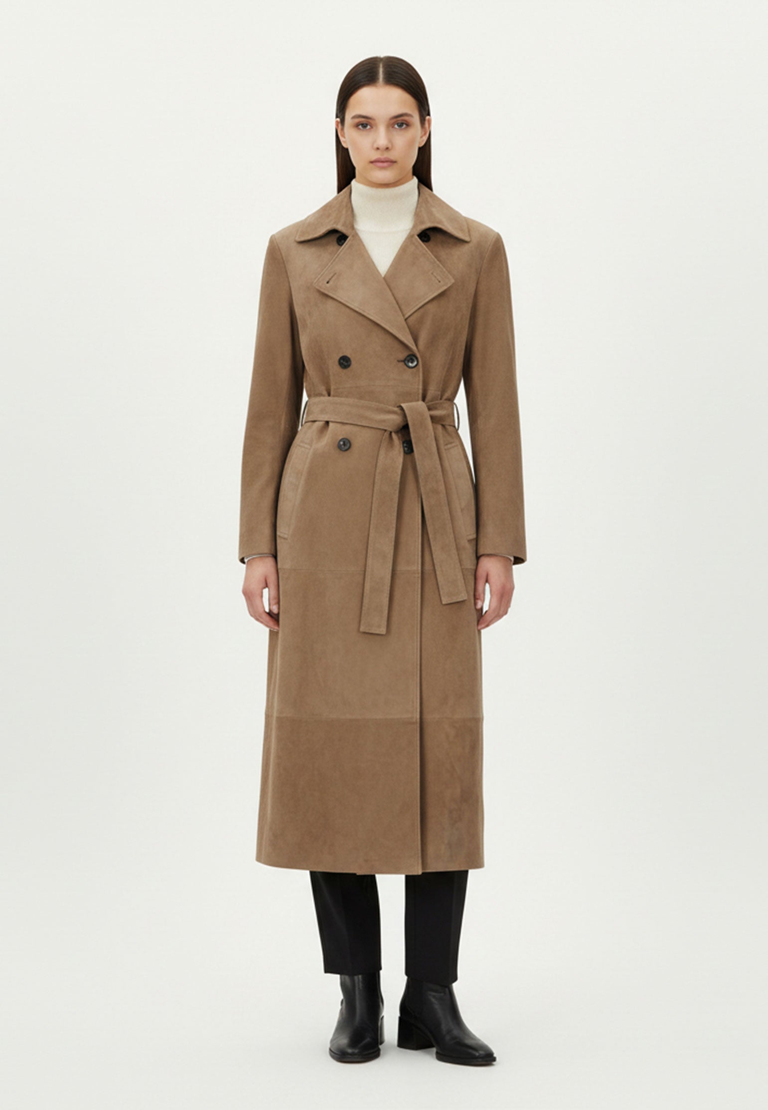 Brown Sfilato coat - view 2