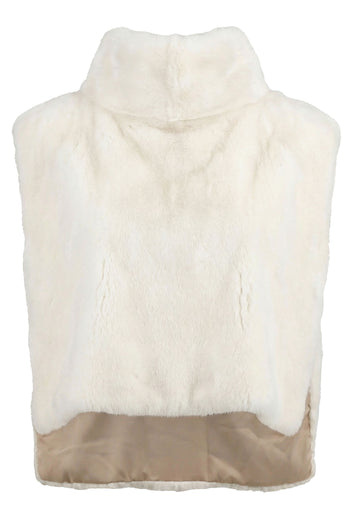 White Sfilato mink collar - view 2