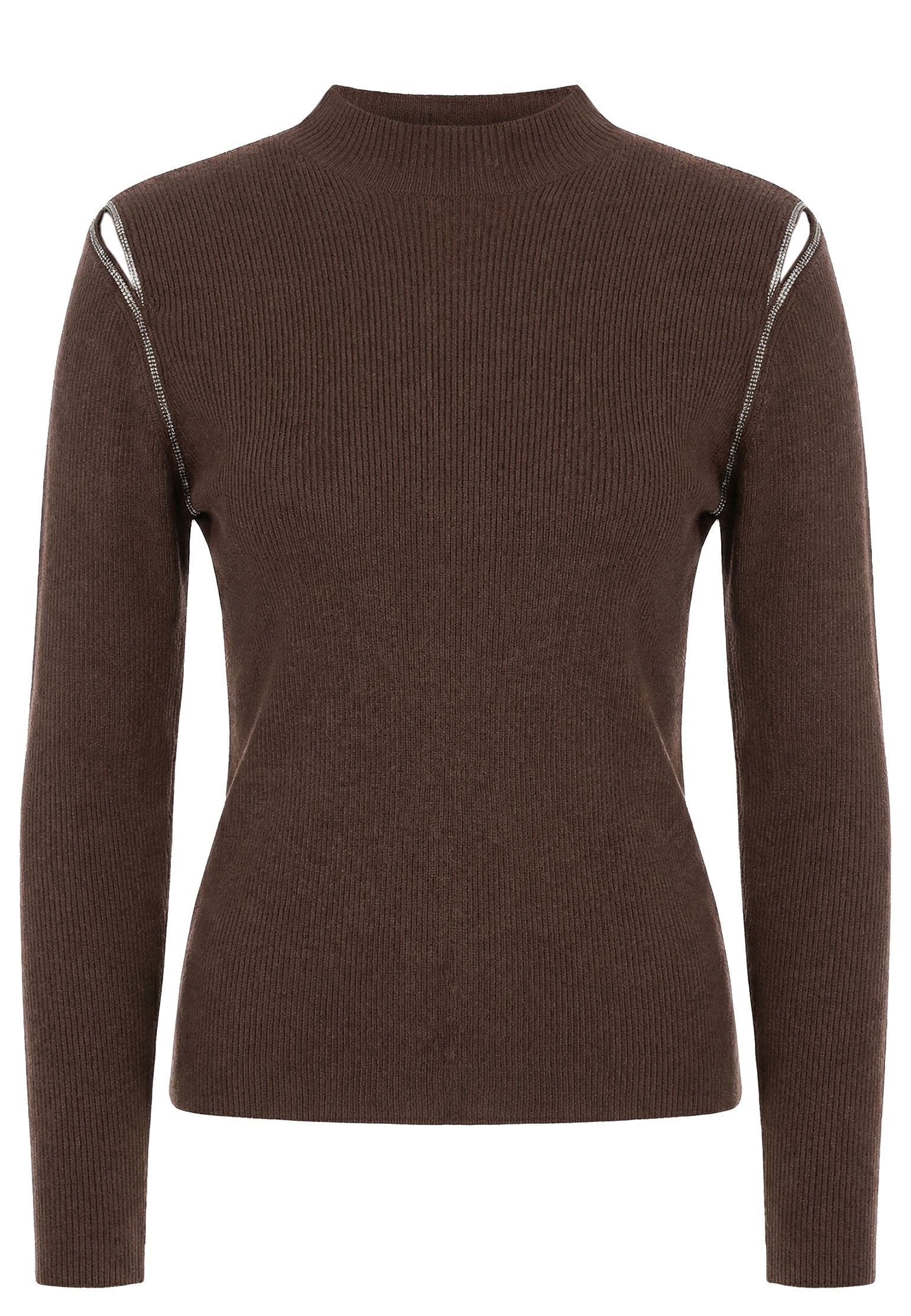 Brown Sfilato turtleneck - view 1