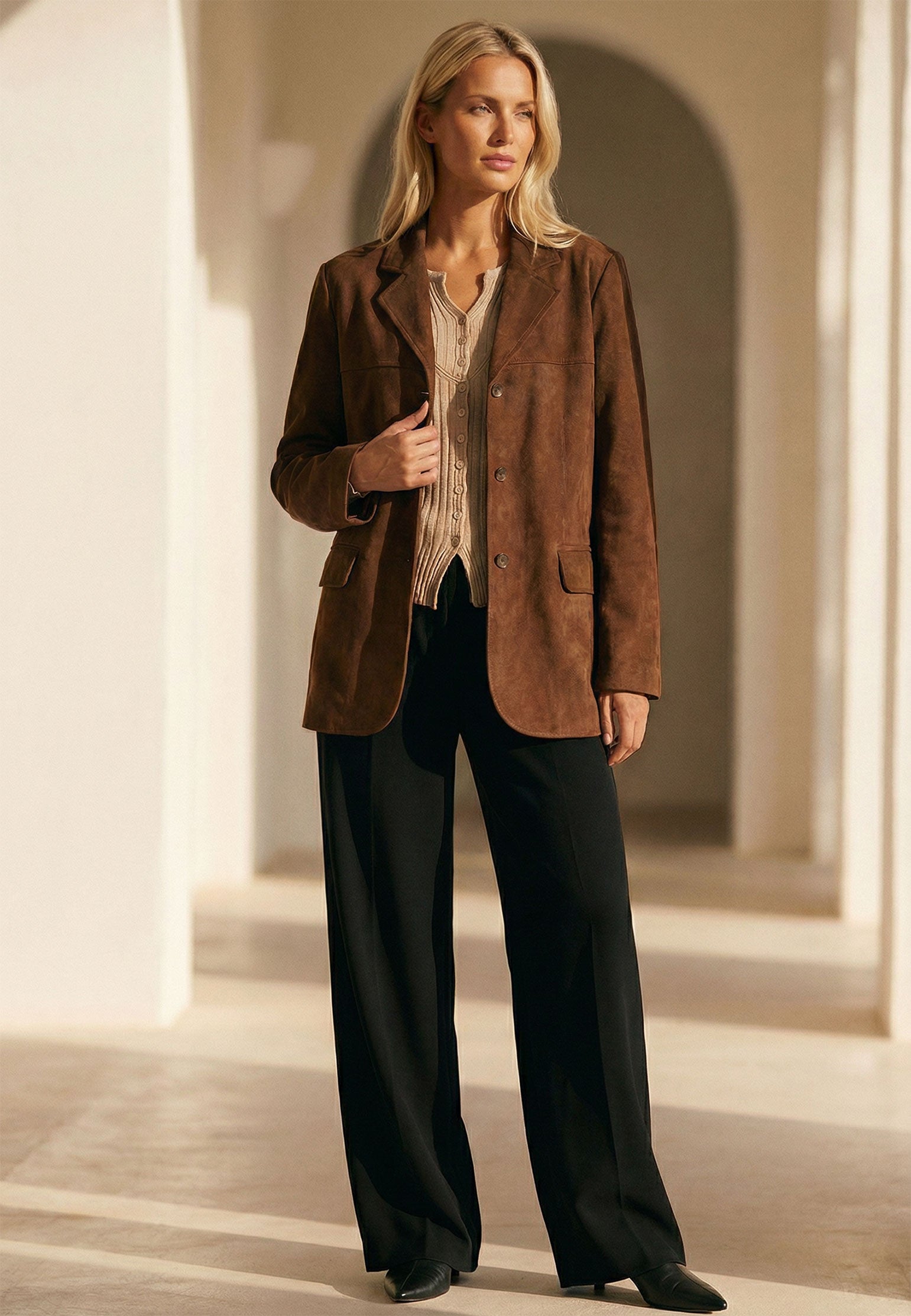 Brown Sfilato jacket - view 2