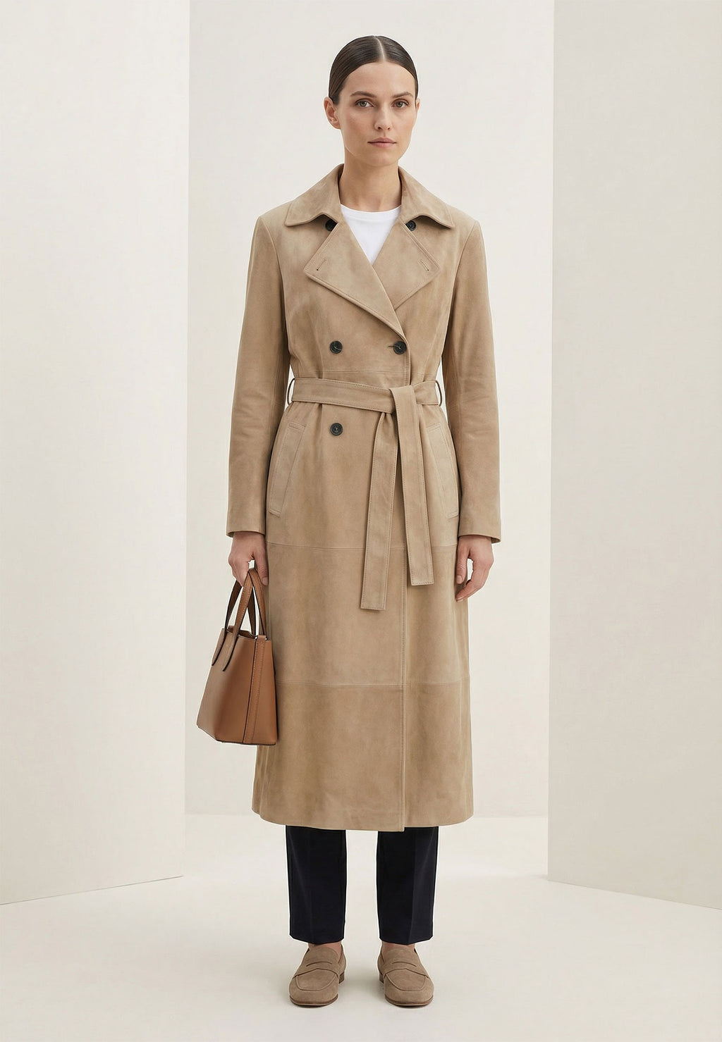 Brown Sfilato coat - view 2