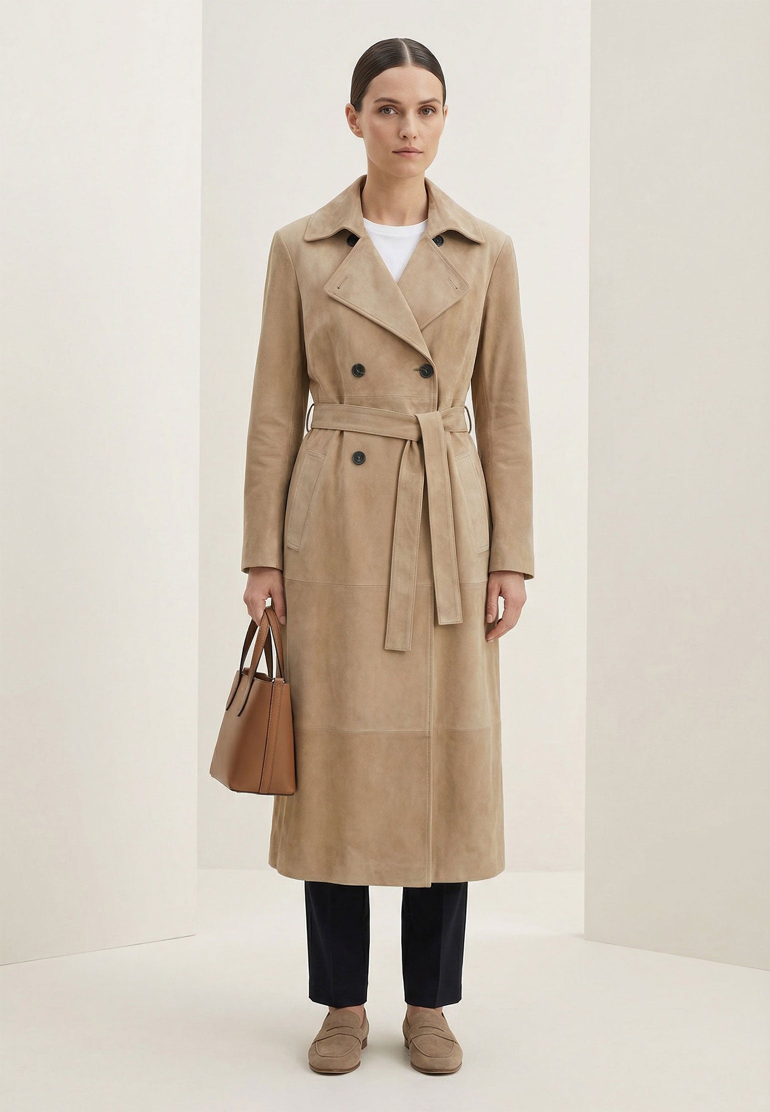 Brown Sfilato coat - view 2