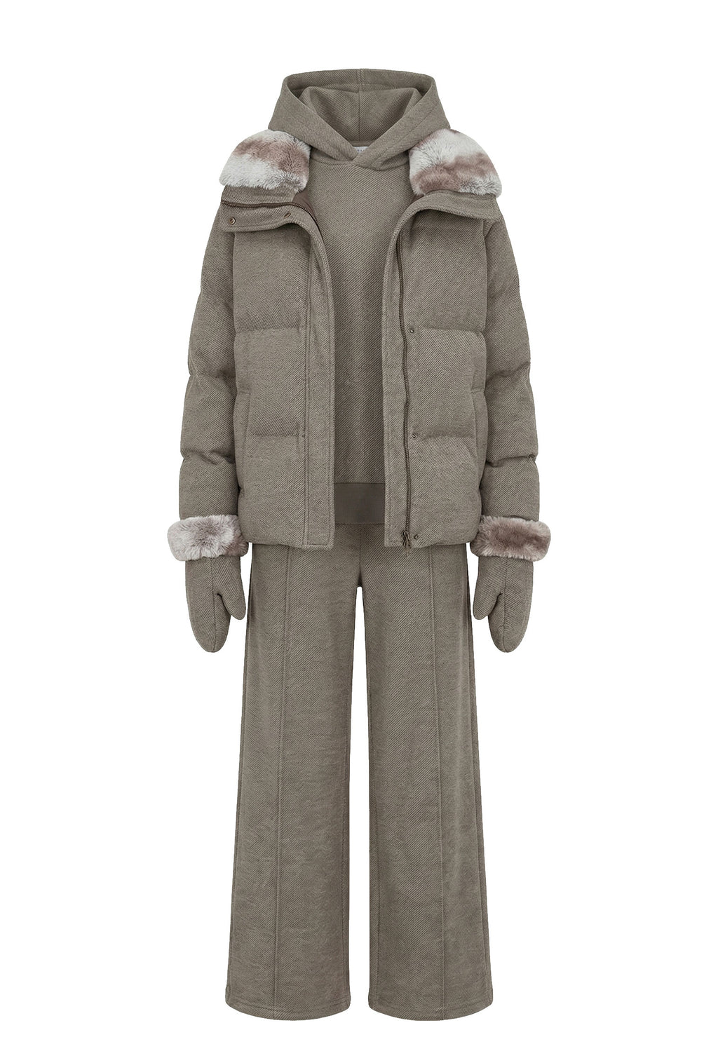 Brown Sfilato suit - view 1