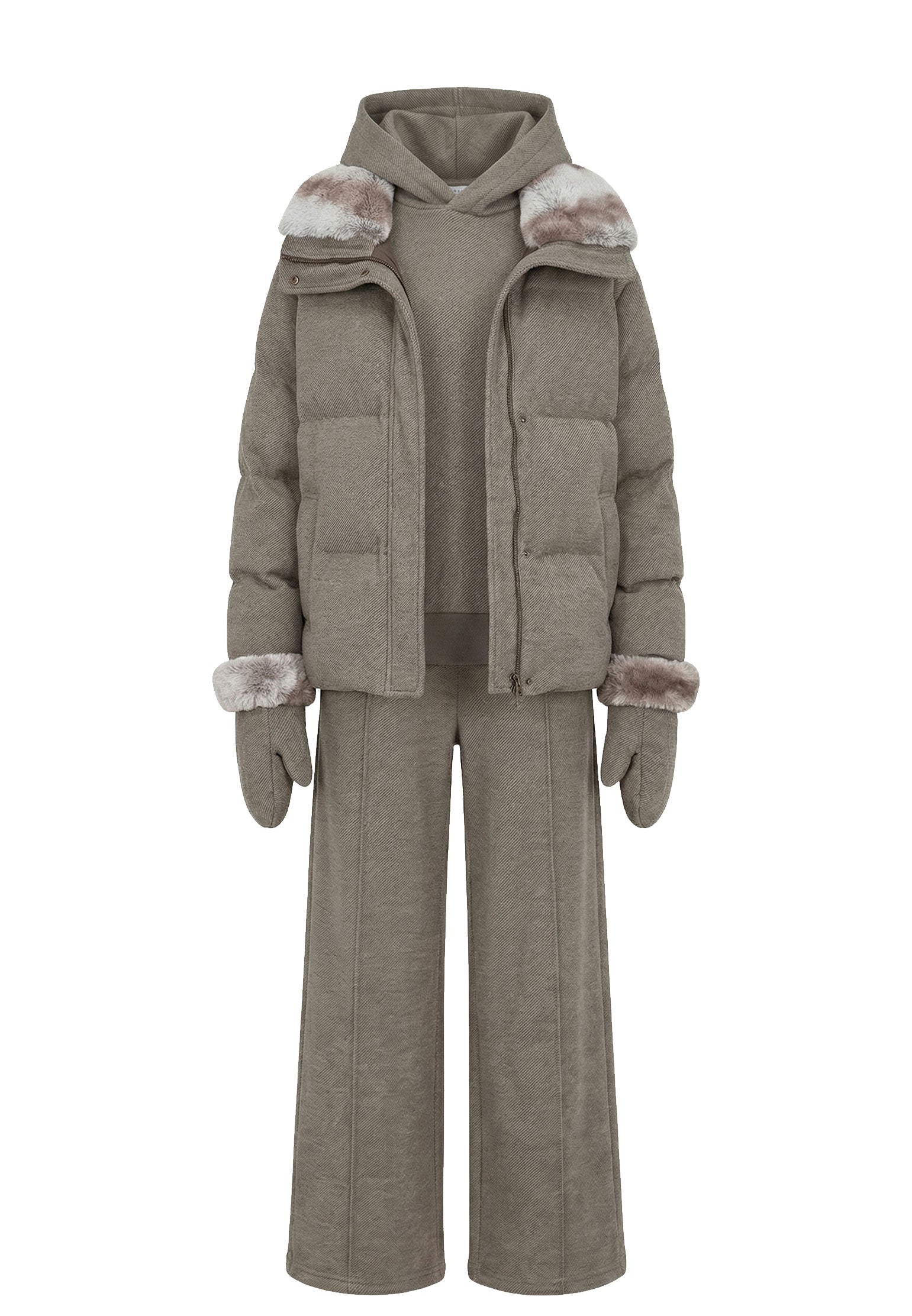 Brown Sfilato suit - view 1