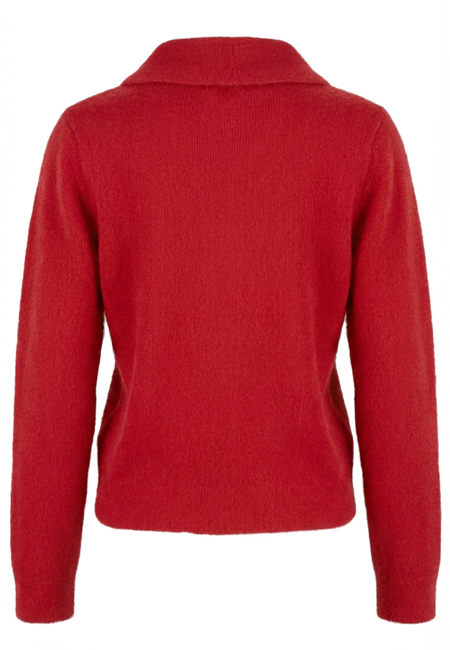 Burgundy Sfilato sweater - view 3
