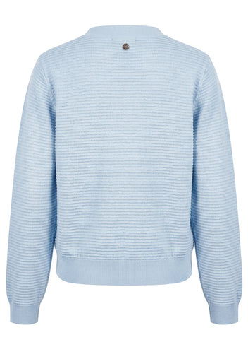 Sky Collared Pocket Knit Cardigan - view 3
