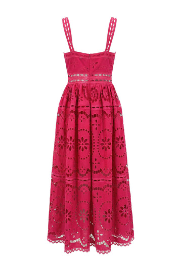 Burgundy Sfilato dress - view 3