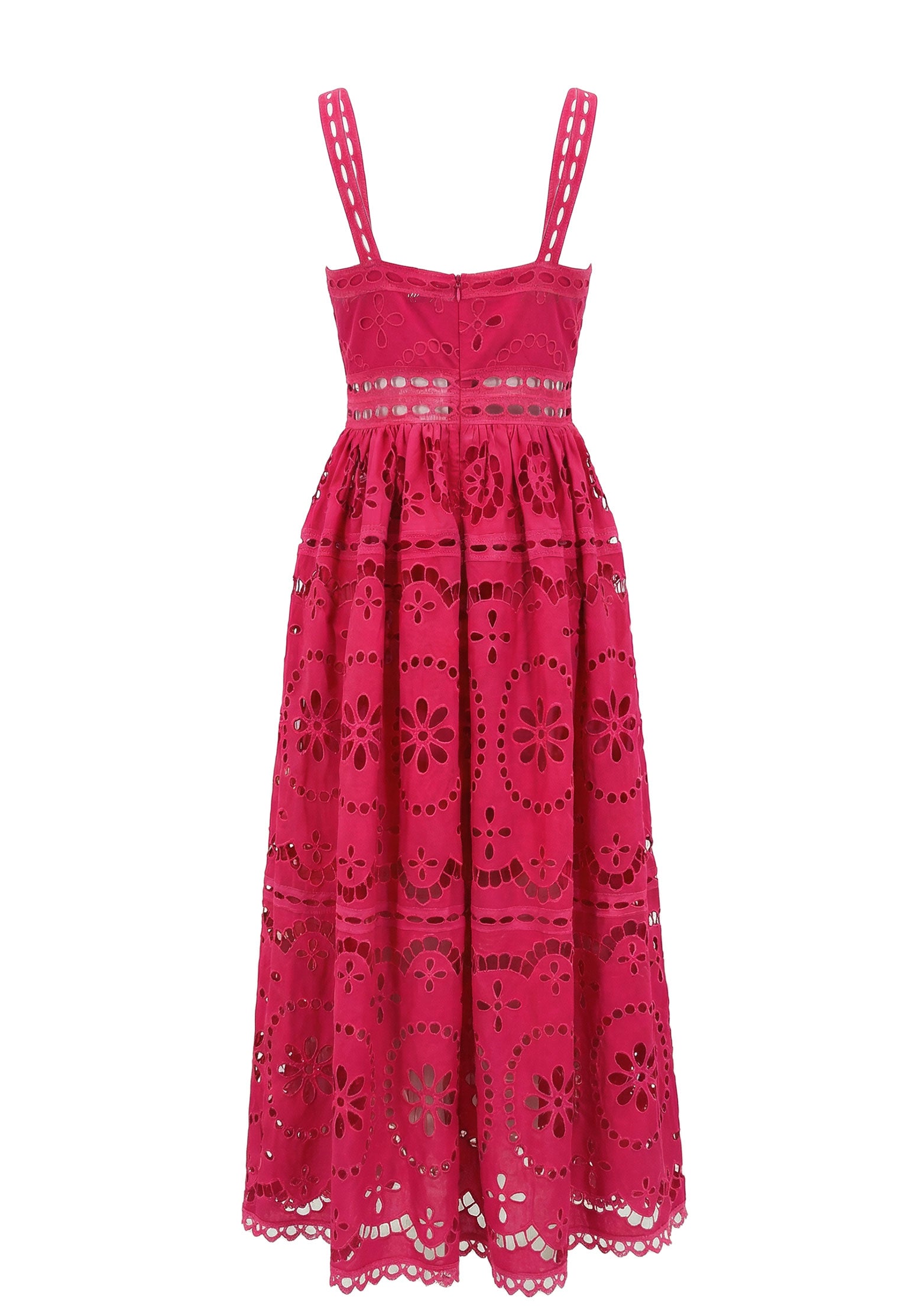 Burgundy Sfilato dress - view 3