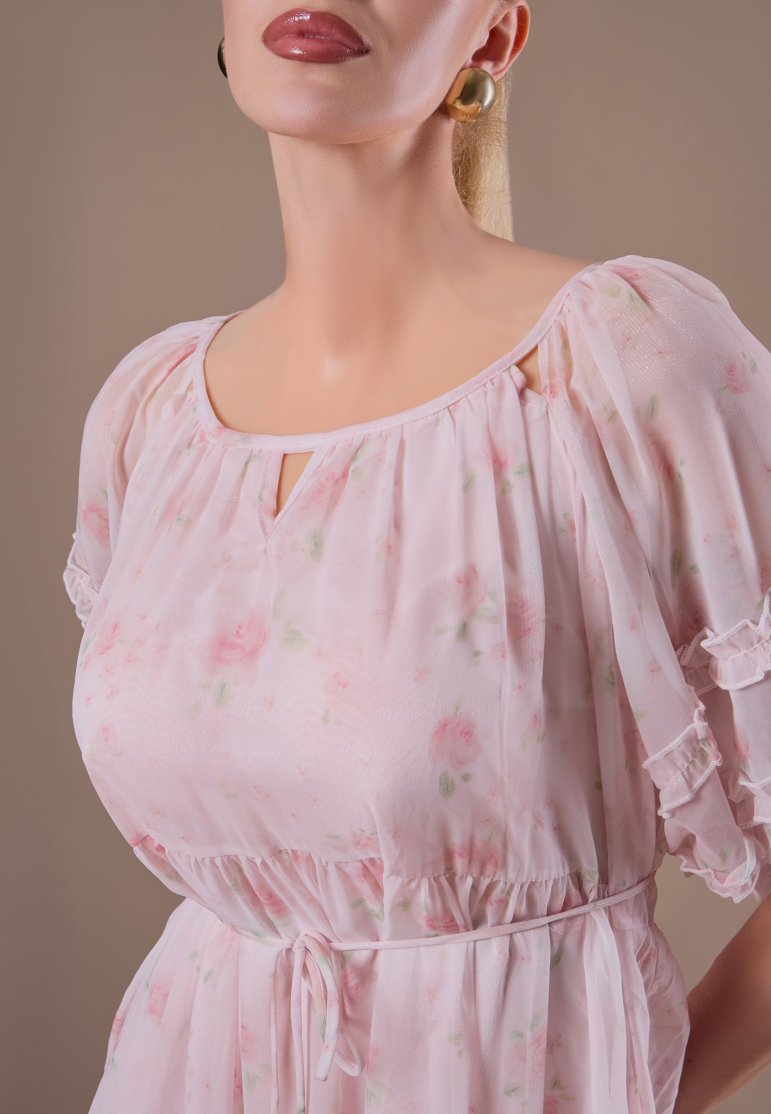 Brown Sfilato dress - view 7