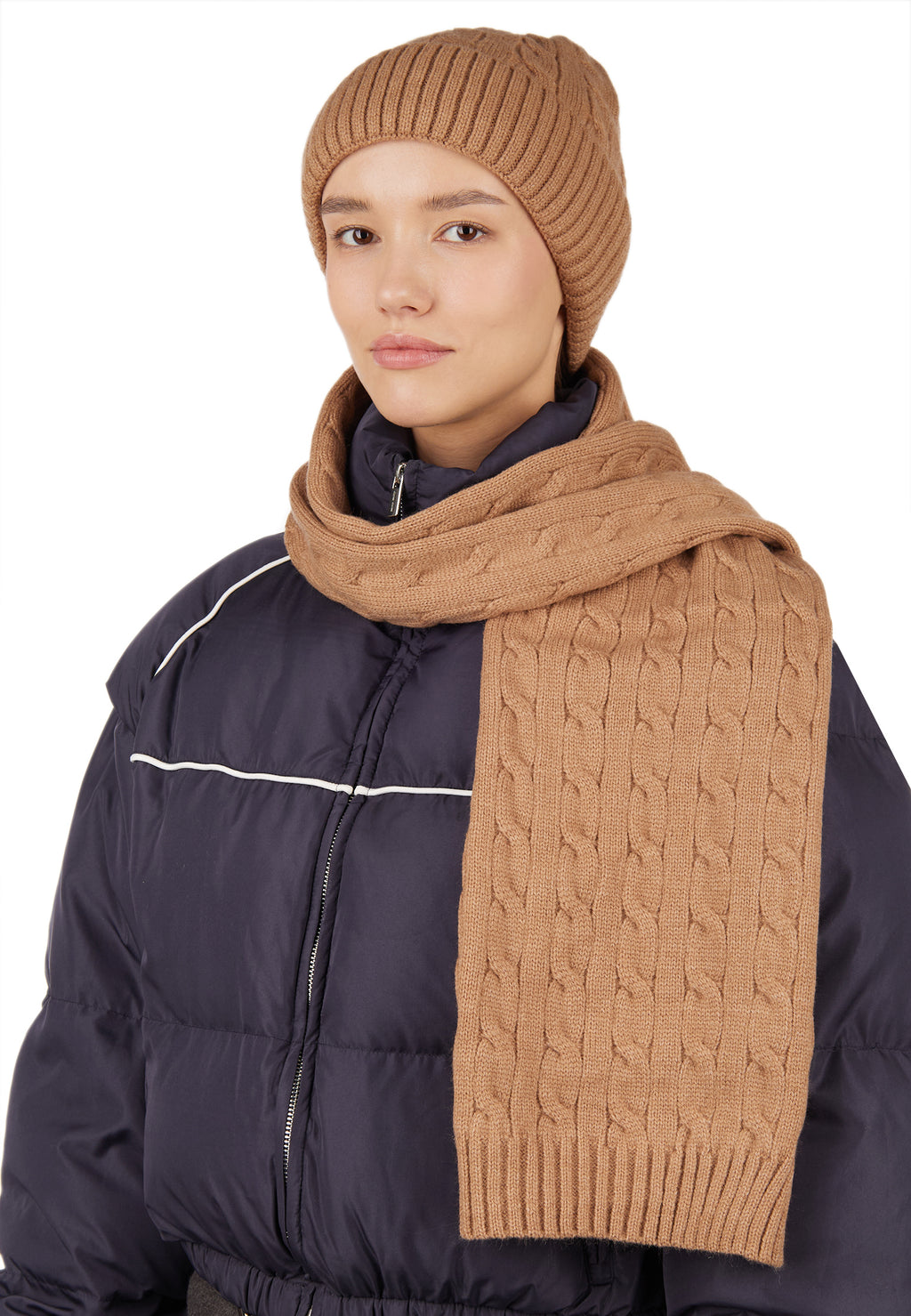Brown Sfilato accessory set - view 2