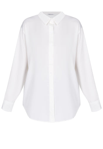 White Classic Cotton Shirt - view 1