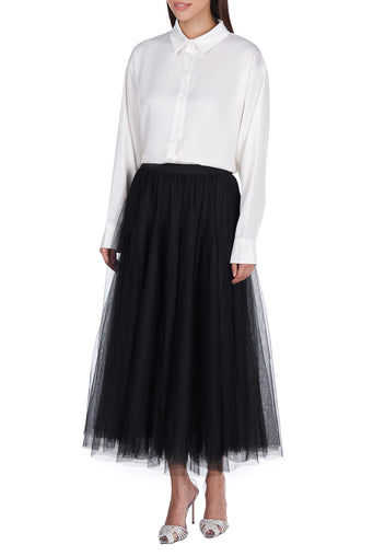 White Classic Cotton Shirt - view 2