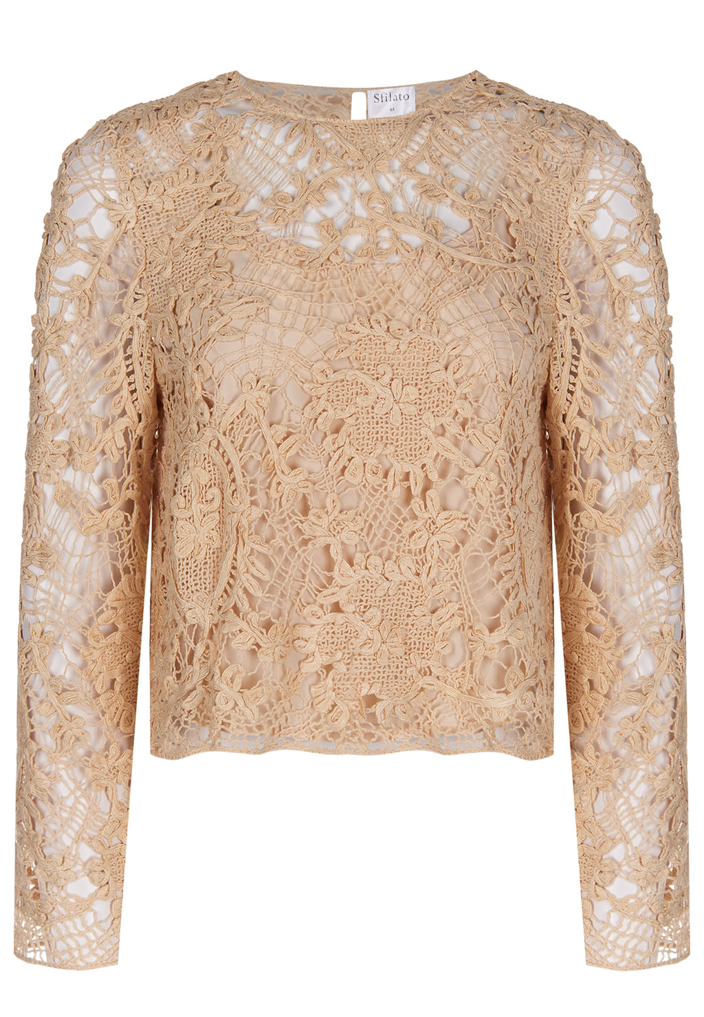 Beige Sfilato blouse - view 1