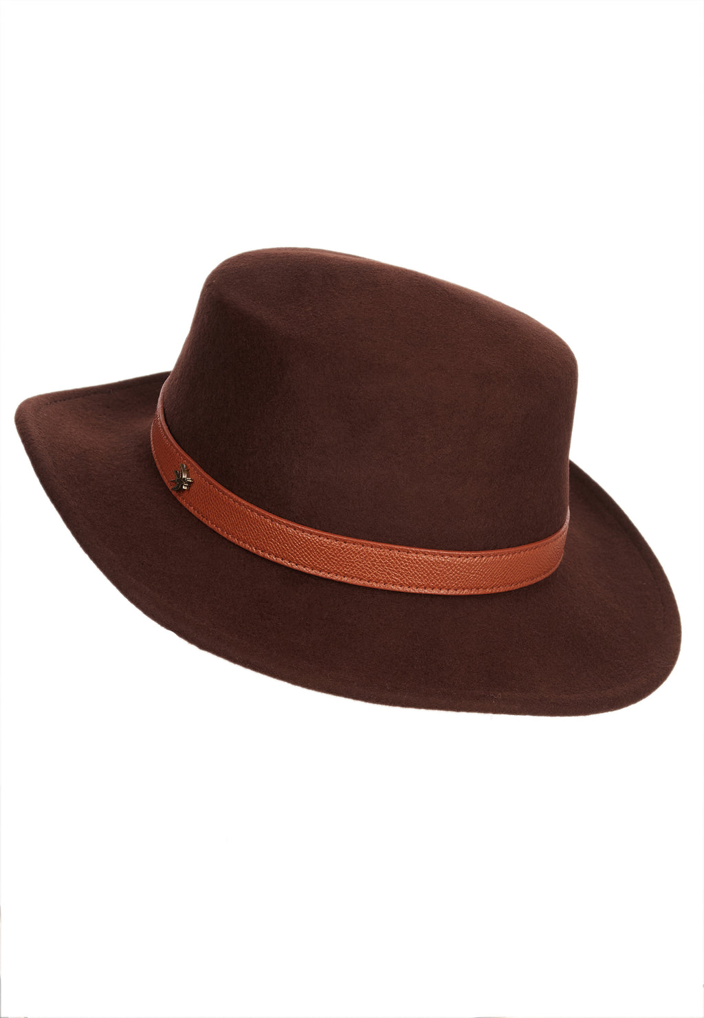 Black and Brown Sfilato hat - view 3
