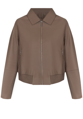 Brown Sfilato bomber jacket - view 1