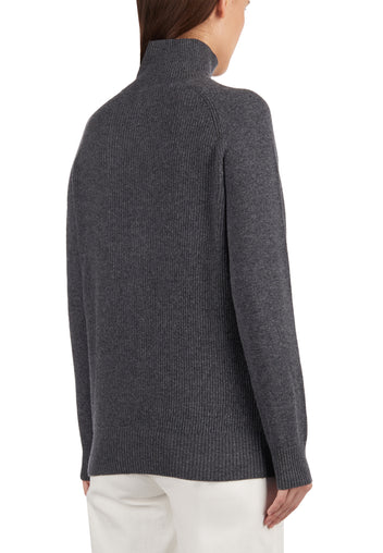 Graphite Half-Zip Knit Pullover - view 5