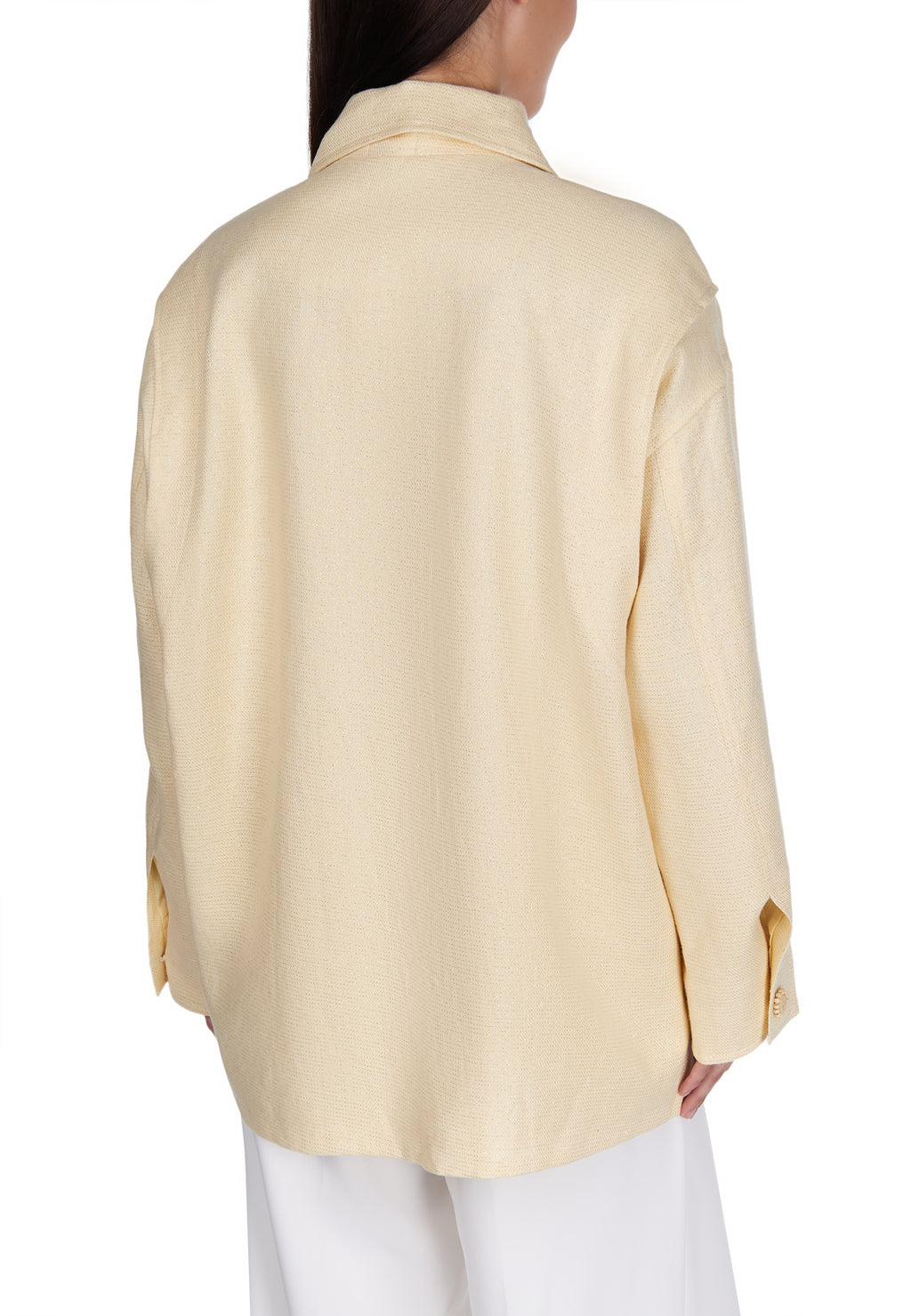 Cream Sfilato jacket - view 5