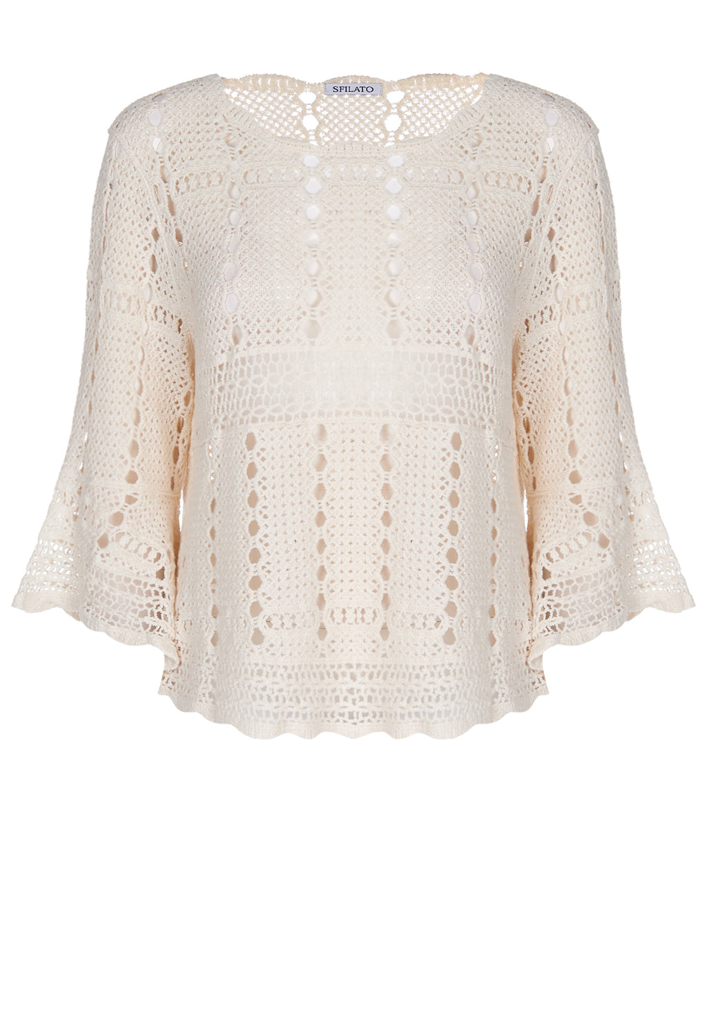 Gray Sfilato sweater - view 1