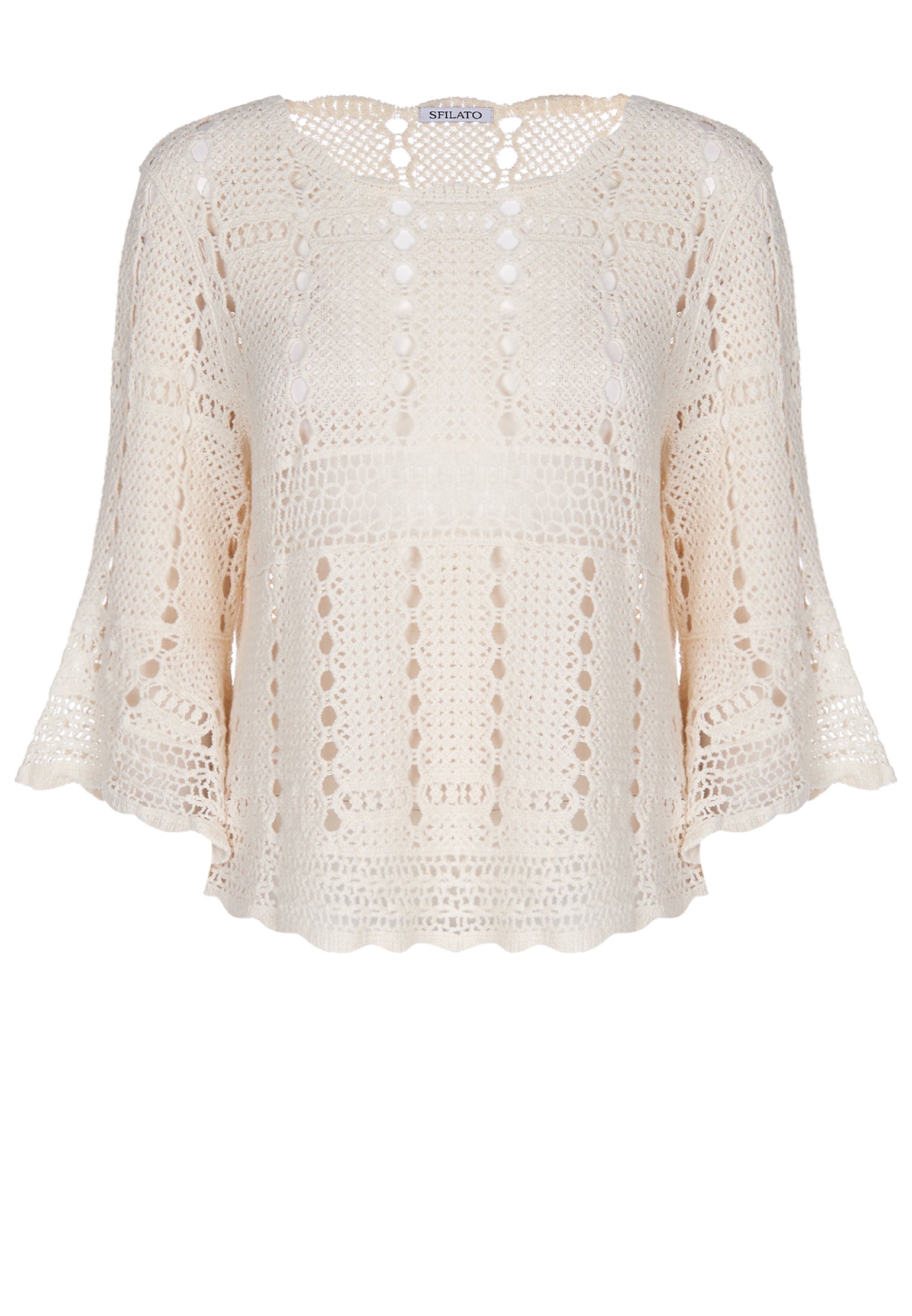 Gray Sfilato sweater - view 1