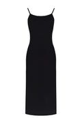 Black Slip Maxi Dress - view 1