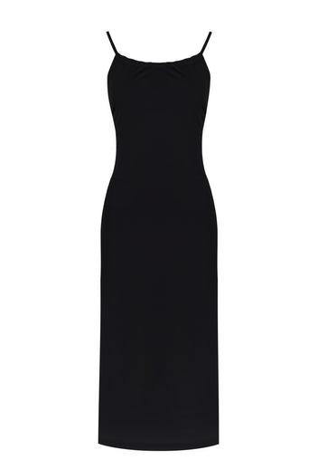 Black Slip Maxi Dress - view 1