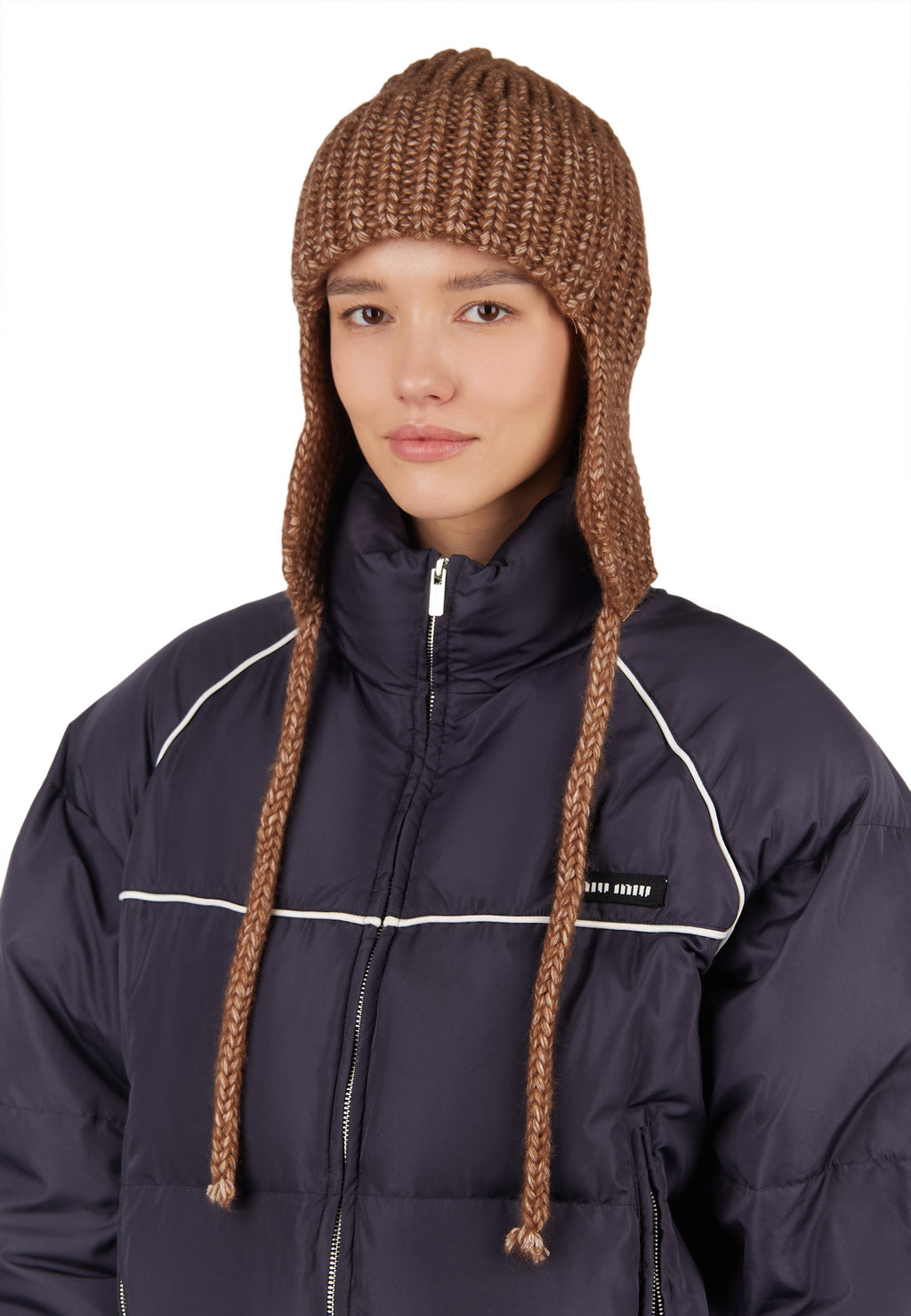 Brown Sfilato hat - view 4