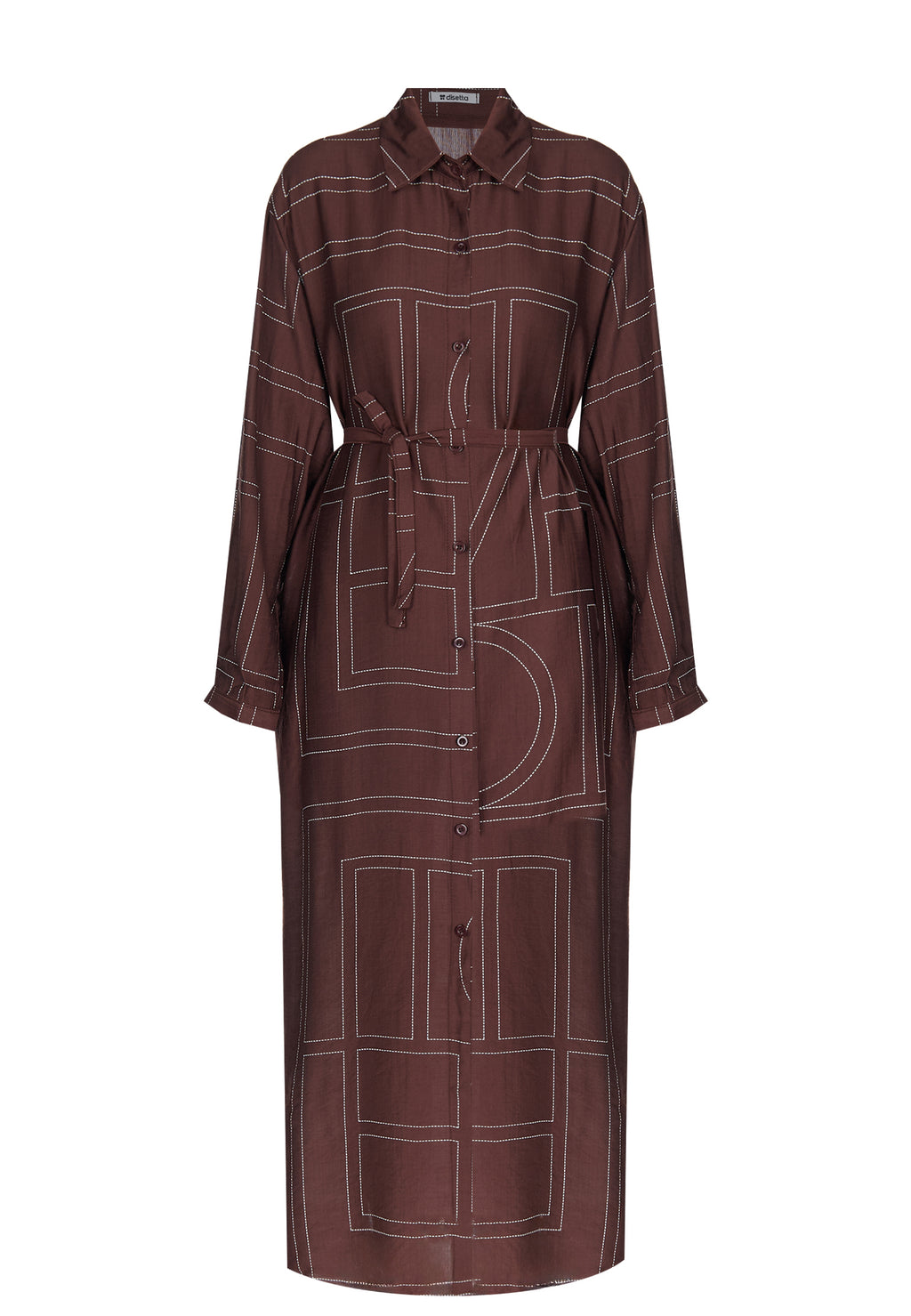 Burgundy Sfilato dress - view 1
