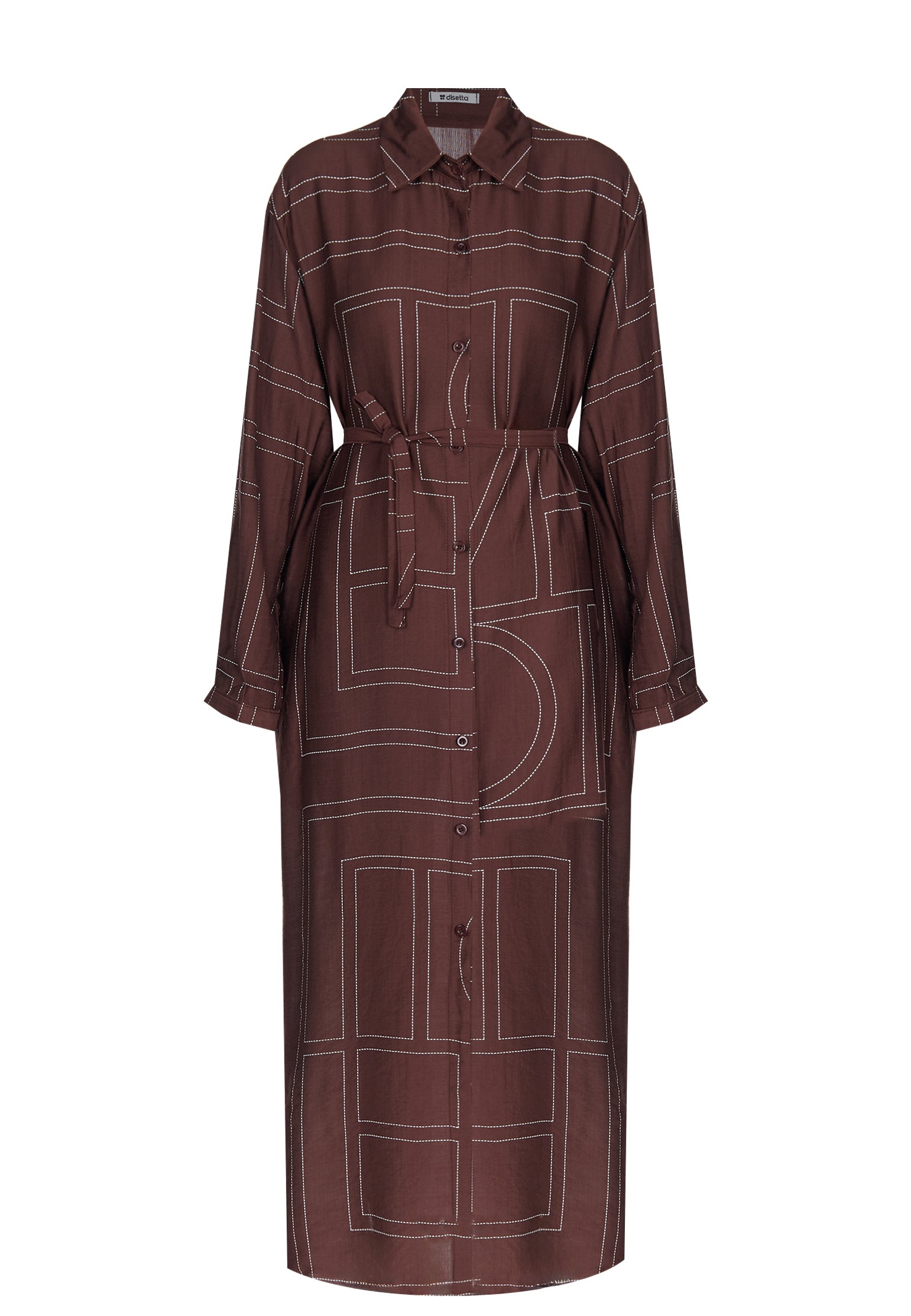 Burgundy Sfilato dress - view 1
