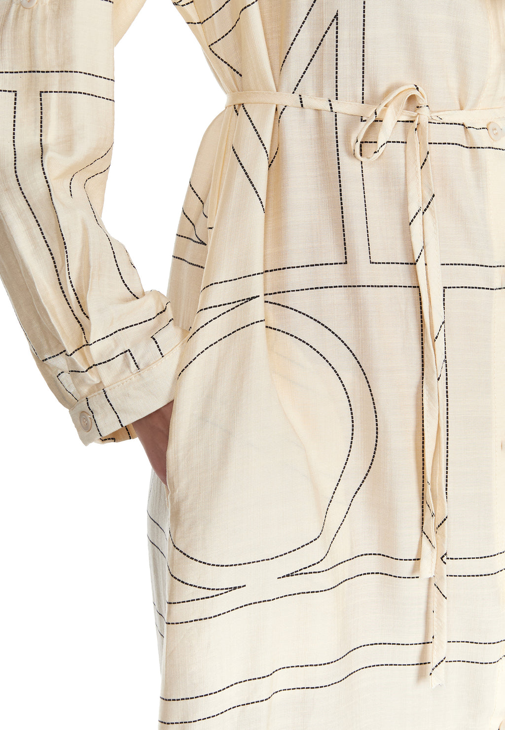 Gray Sfilato dress - view 6
