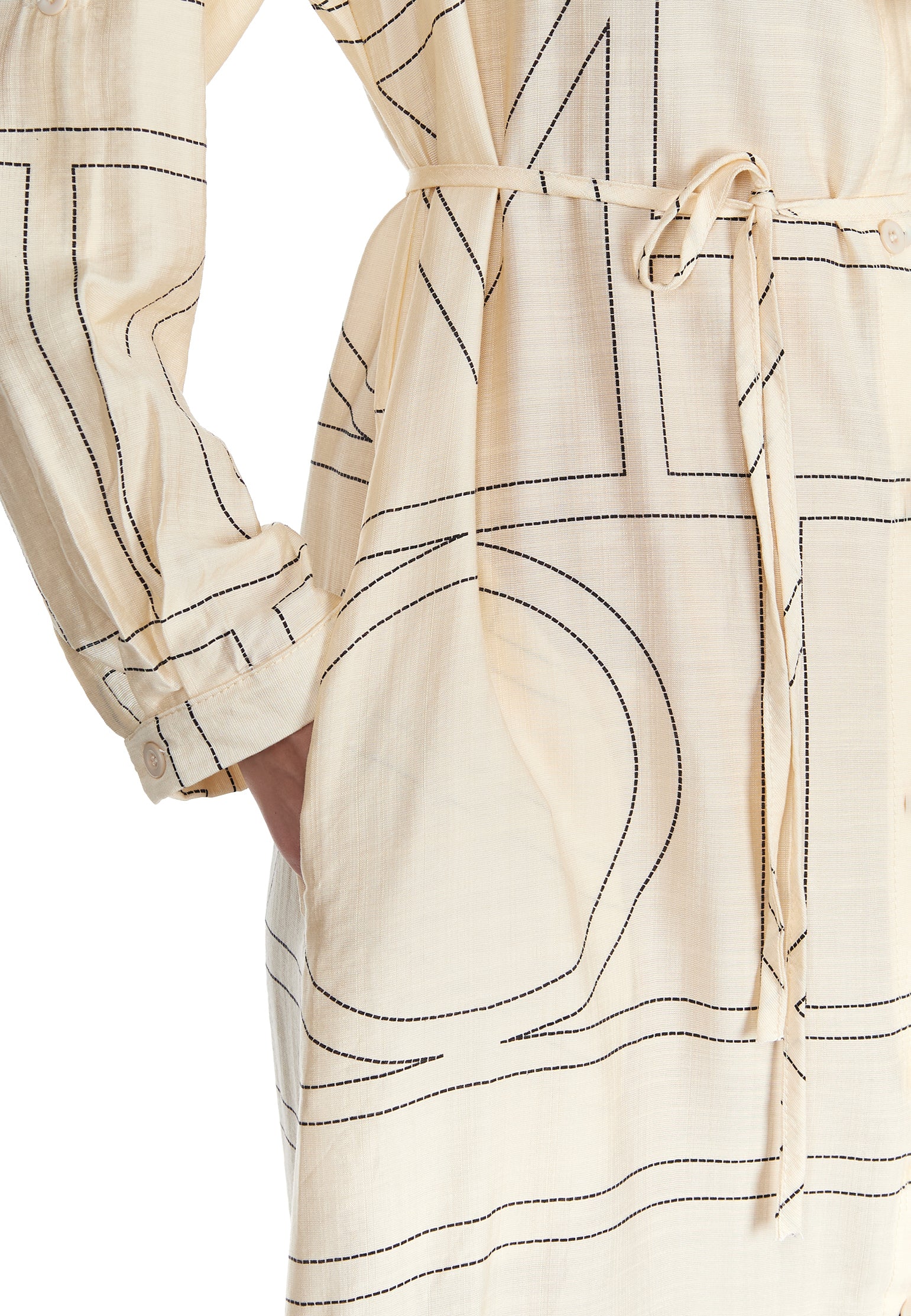 Gray Sfilato dress - view 6