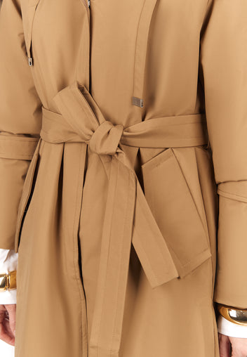 Brown Sfilato trench coat - view 3