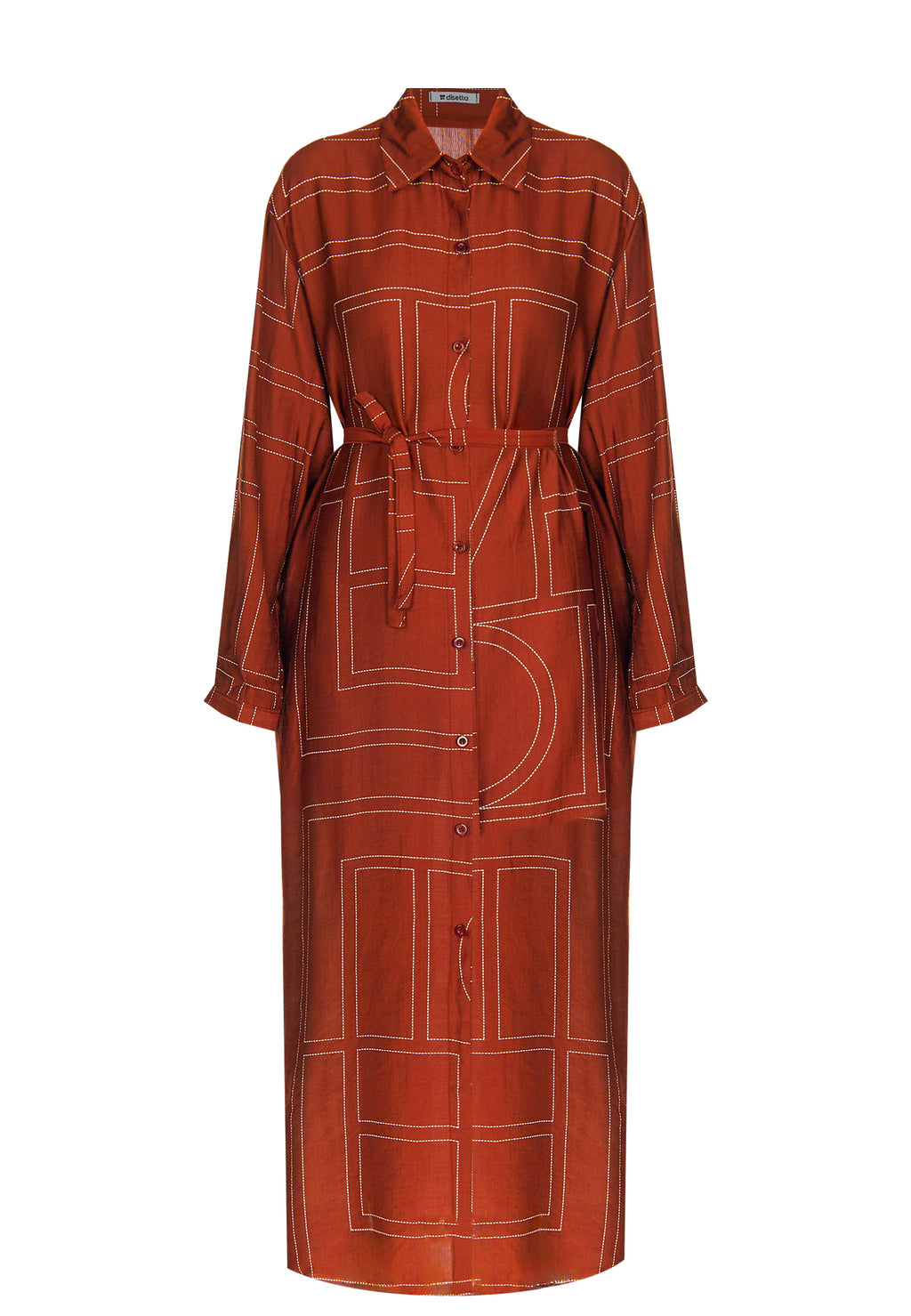 Brown Sfilato dress - view 1