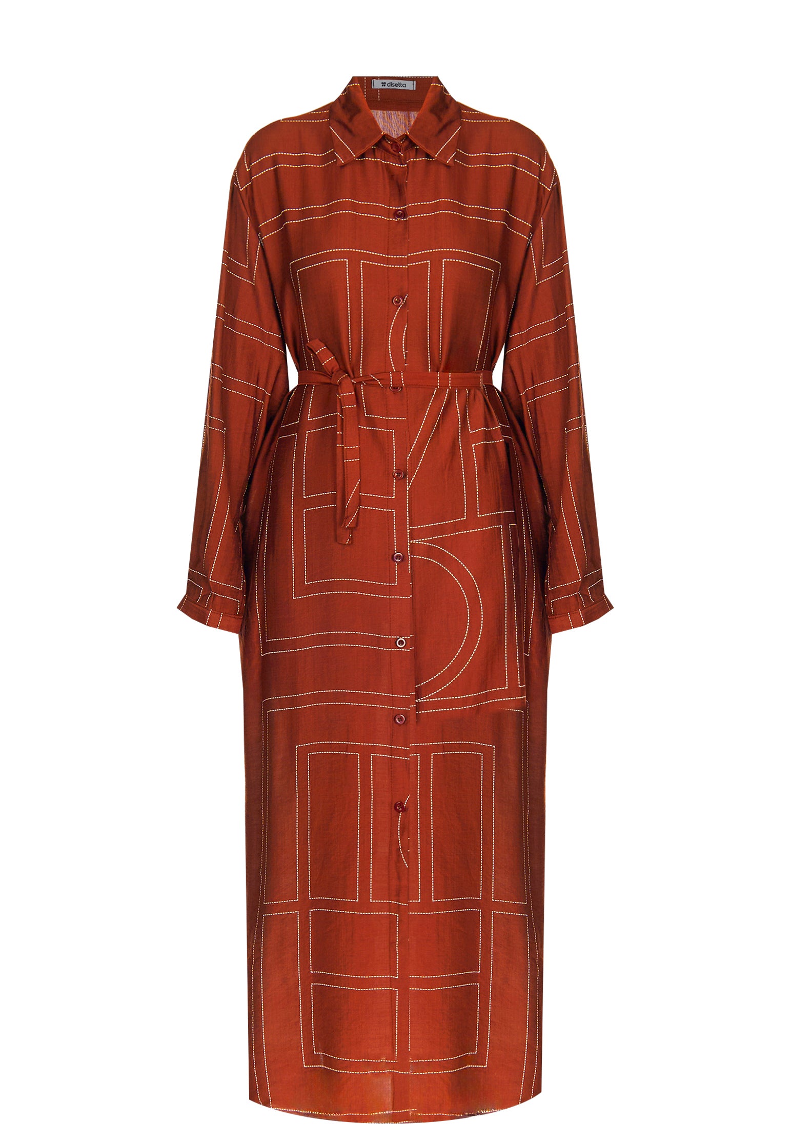 Brown Sfilato dress - view 1