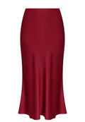 Black and Burgundy Sfilato skirt - view 1